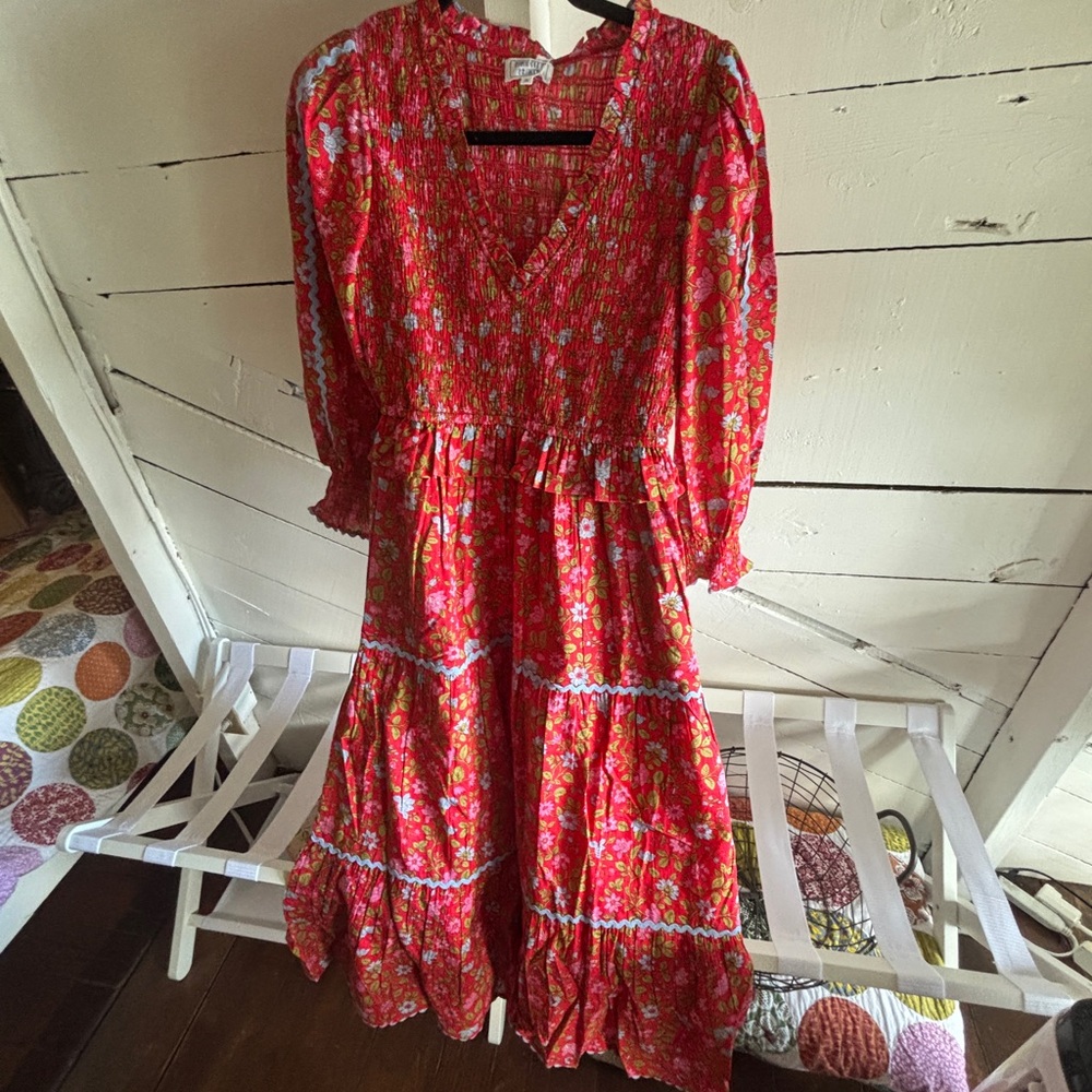 Pink City Prints Poppy Meadow Mia Dress